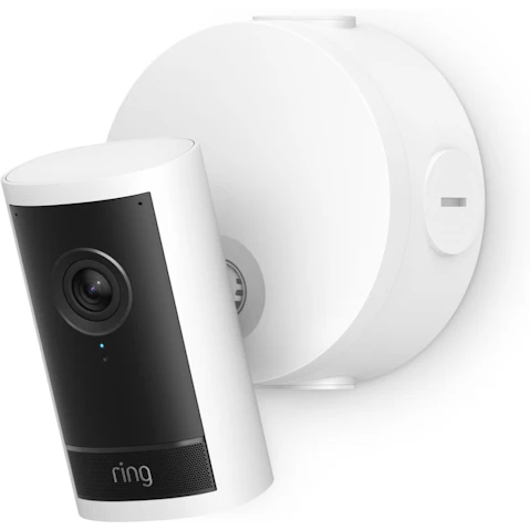 Ring Outdoor Camera Pro 4K PoE Security Camera - White