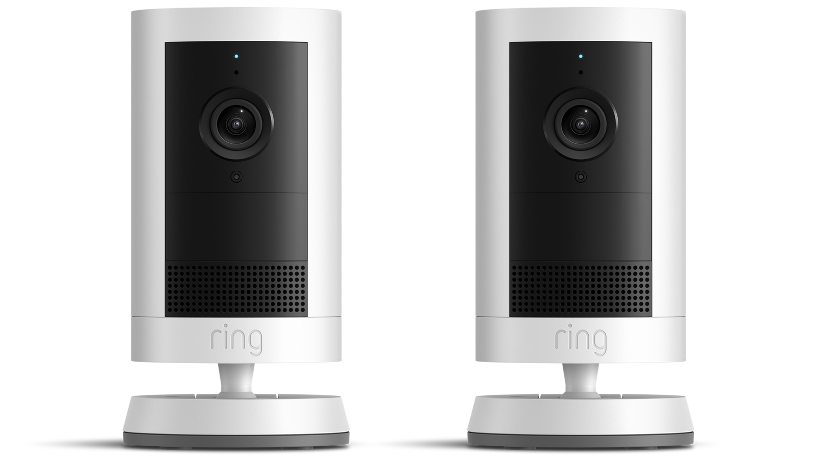 Ring Outdoor Camera Plus 2K Battery Powered 2-Pack Security Camera - White
