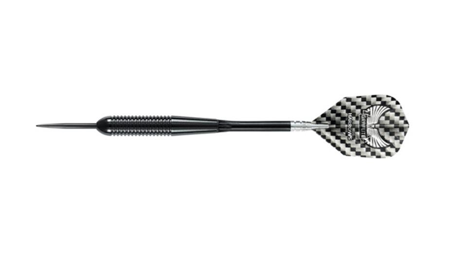 Harrows Black Arrow Alamo Shaft/Graflite Flight Steel Tip Dart