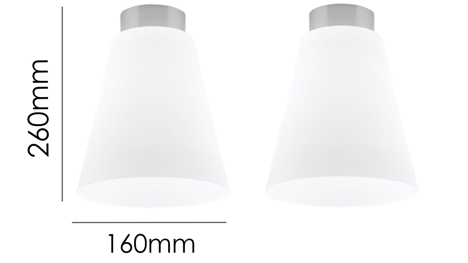 Brooklyn Lighting B104 Pair of DIY Batten Fix Lights Harvey Norman