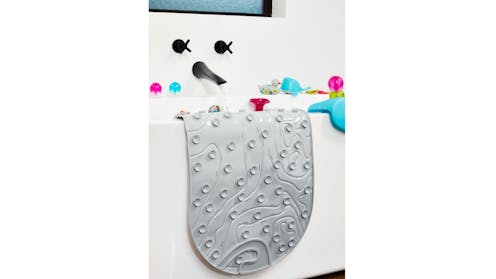 Boon Griffle Bath Mat Grey Harvey Norman