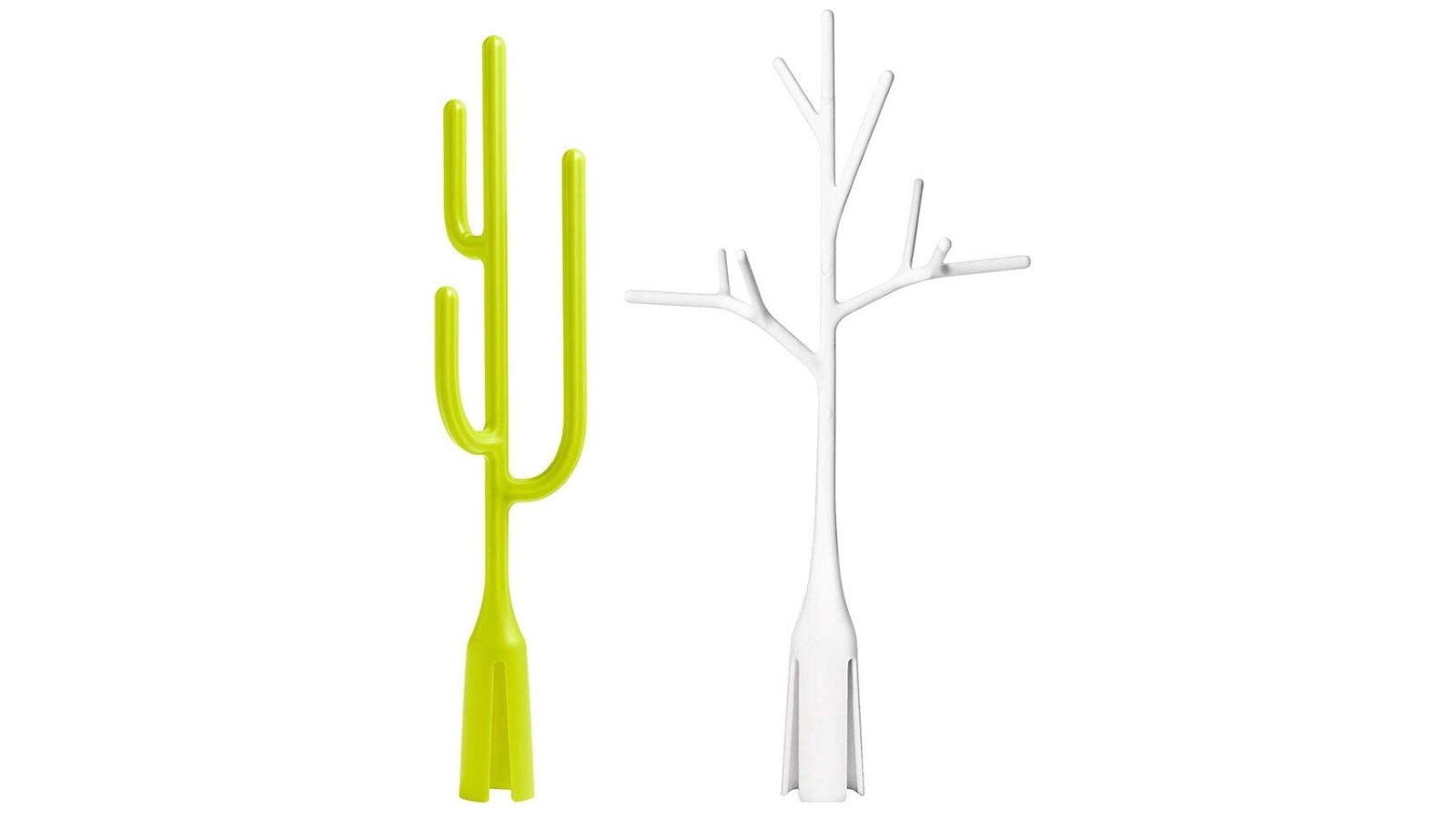 Boon 2x Poke/Twig 27cm Bottle Drying Rack Accessory - White/Green