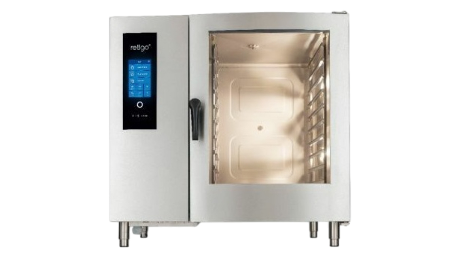 Retigo 12 x 2/1 GN or 24 X 1/1 GN Tray Blue Vision Range Combi Oven