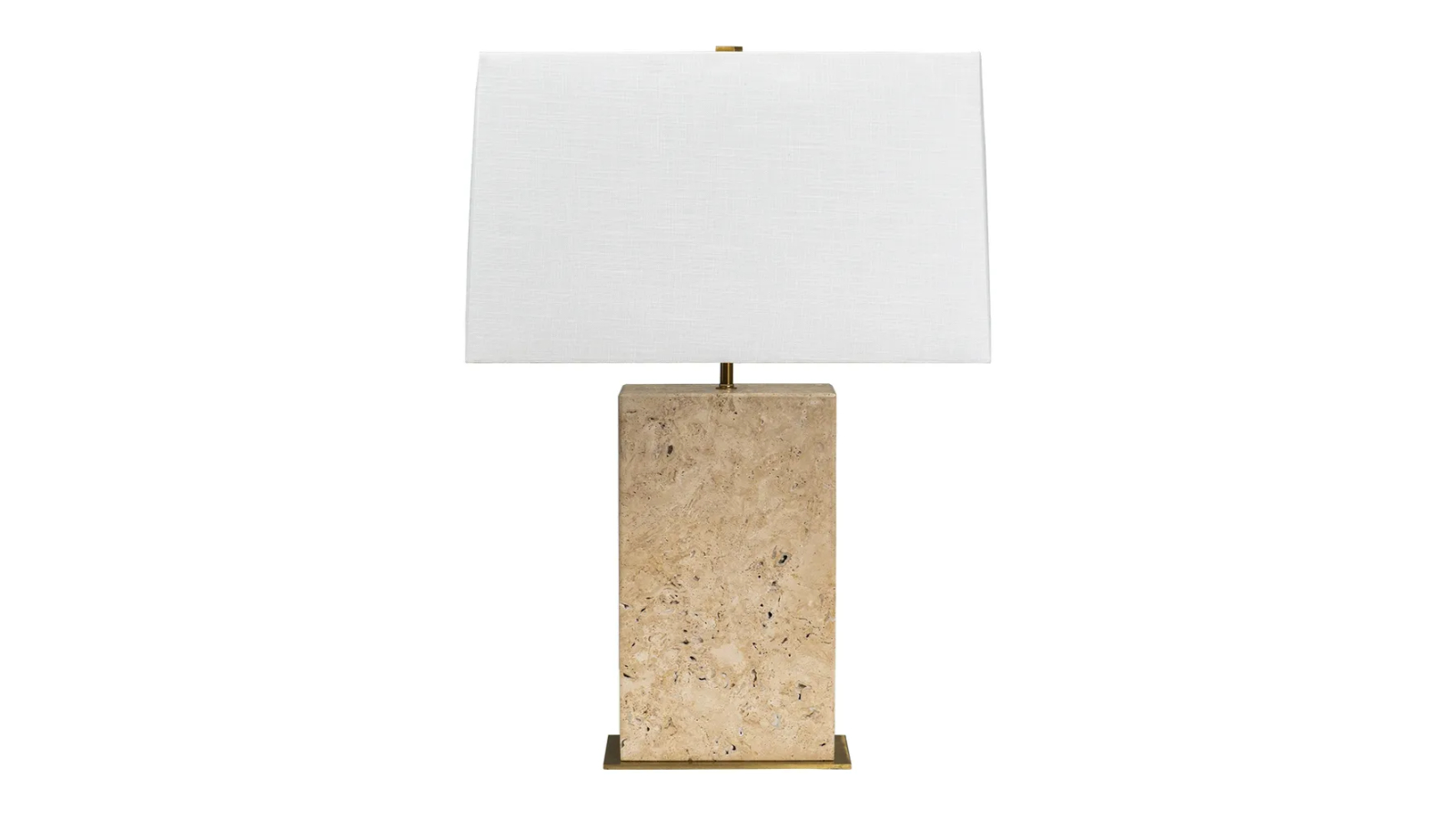 Cafe Lighting & Living Dominique Travertine Table Lamp