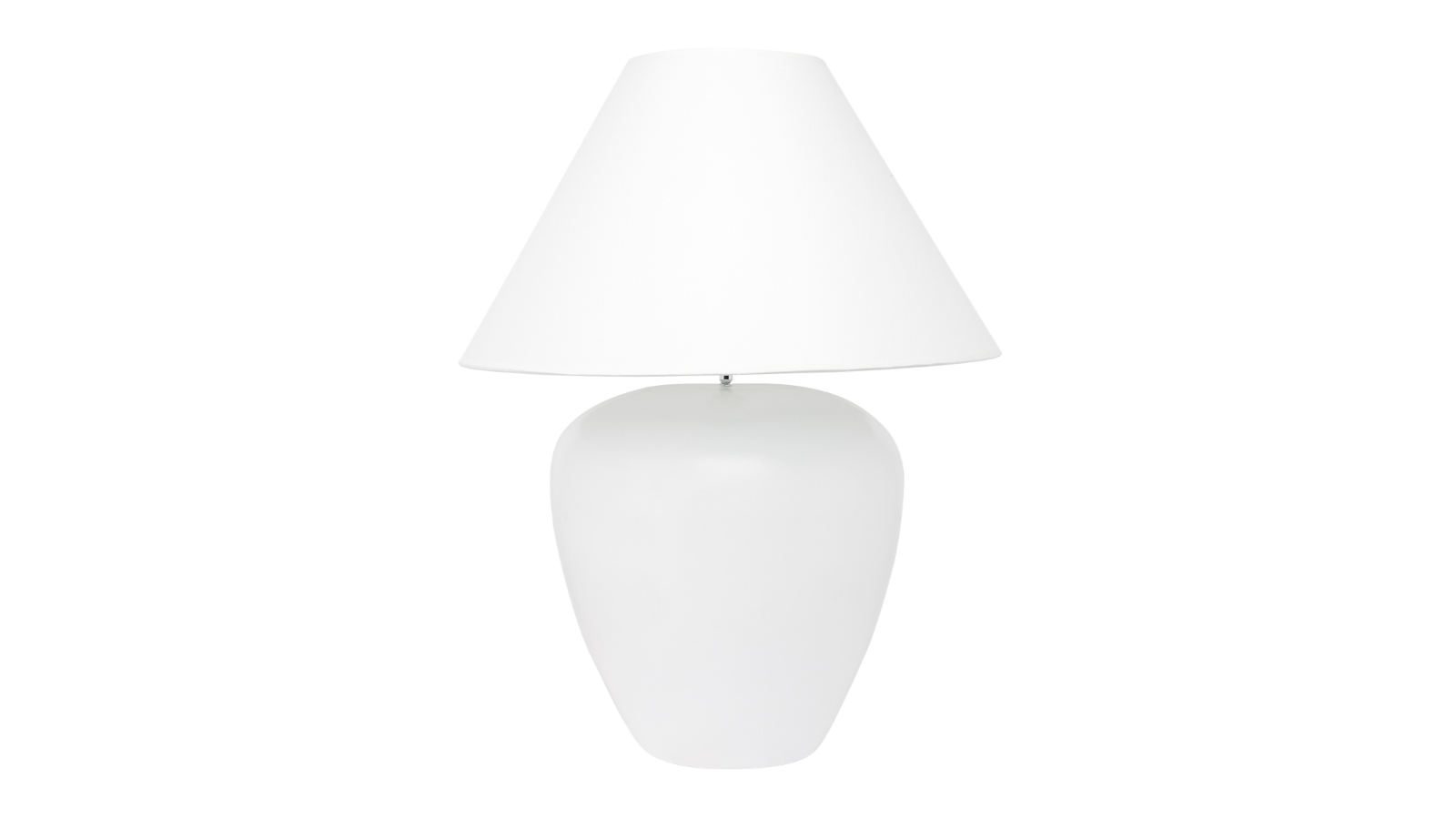 Cafe Lighting & Living Picasso Table Lamp - White with White Shade
