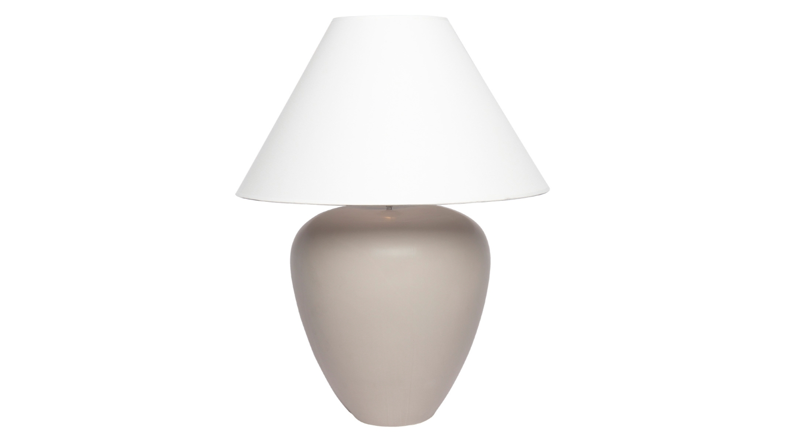 Cafe Lighting & Living Picasso Table Lamp - Natural with White Shade