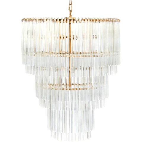 Cafe Lighting & Living 3 Tier Zara Pendant Light - Brass