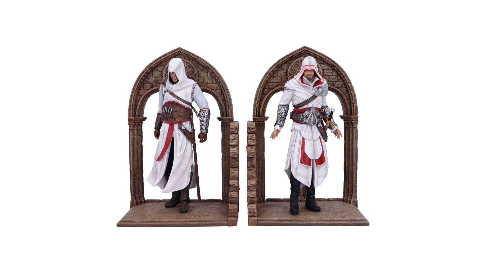 Nemesis Now Assassins Creed Altar and Ezio Bookends - 24cm
