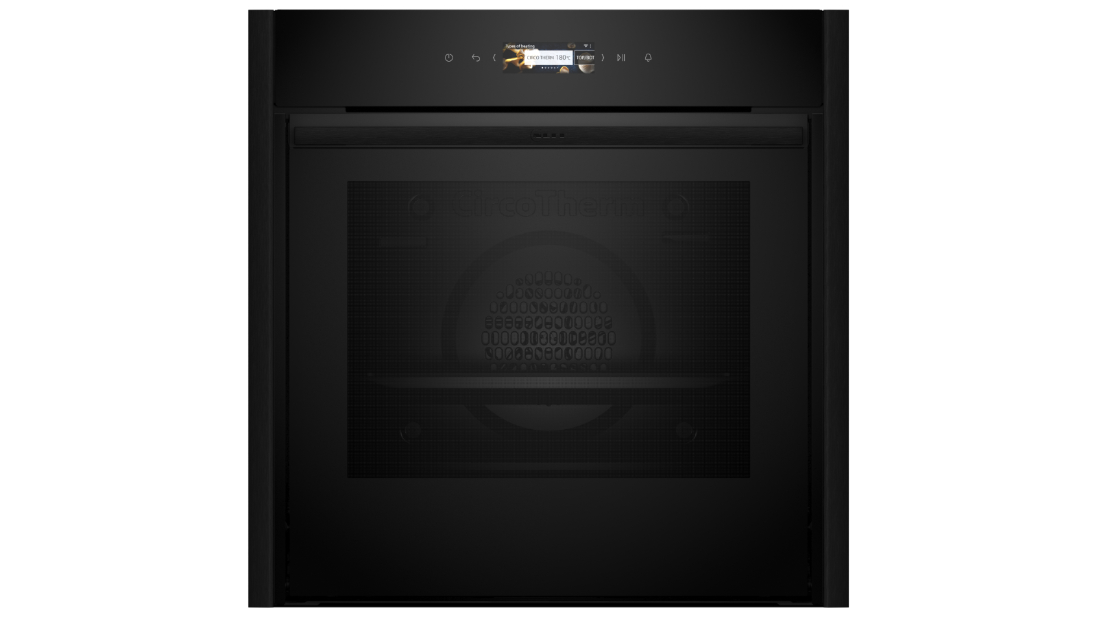 Neff 60cm N 70 Slide and Hide Door Built-in Oven - Black