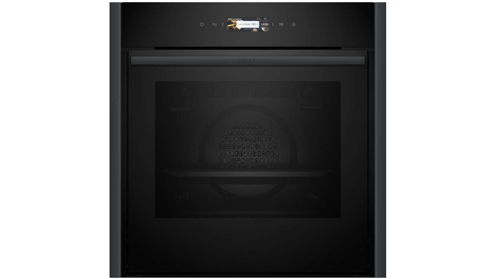 Neff 600mm Slide & Hide Pyrolytic Oven - Anthracite Grey