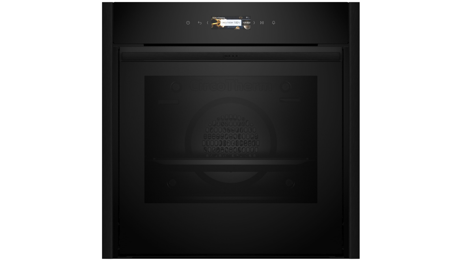 Neff 600mm Slide & Hide Pyrolytic Oven - Deep Black
