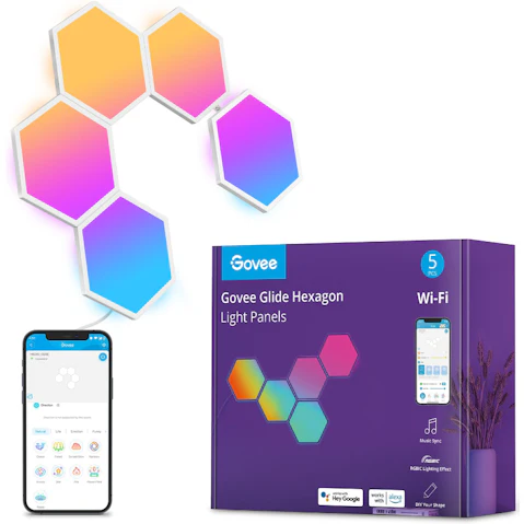 Govee 5 Piece Hexa Glide Light Panel