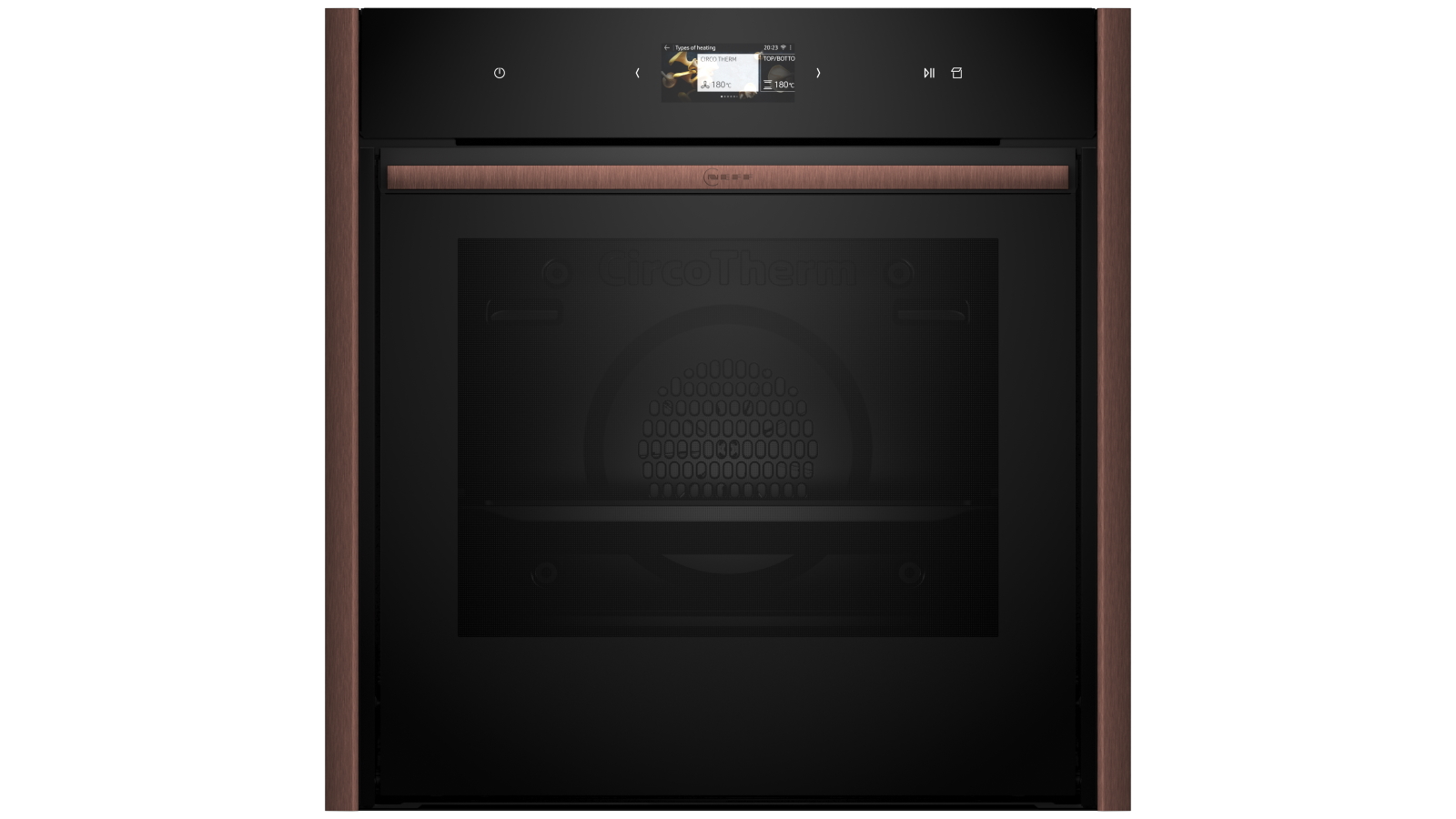 NEFF 600mm Slide & Hide Oven with Full Steam - Brushed Bronze