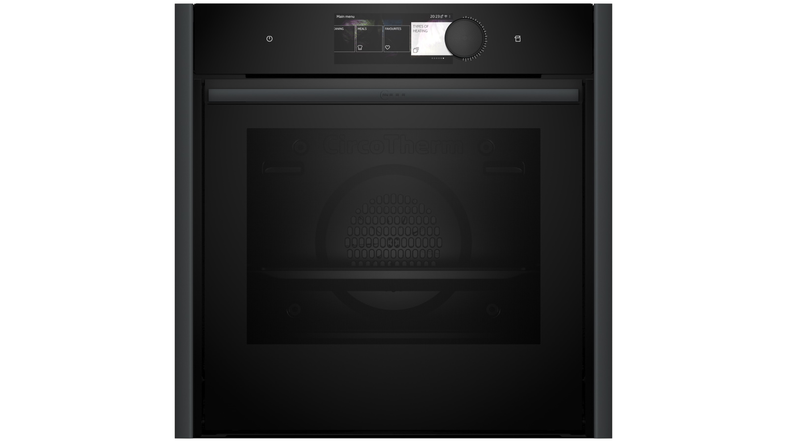 NEFF 600mm Slide & Hide Oven with Full Steam and Flex Control - Anthracite Grey