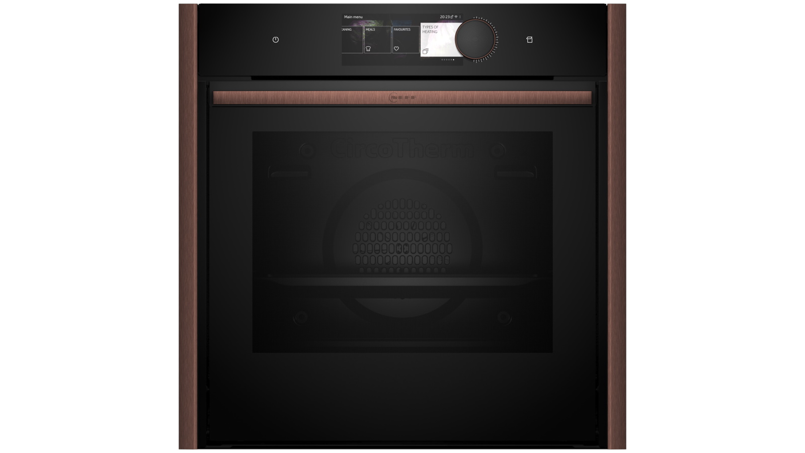 NEFF 600mm Slide & Hide Oven with Full Steam and Flex Control - Brushed Bronze