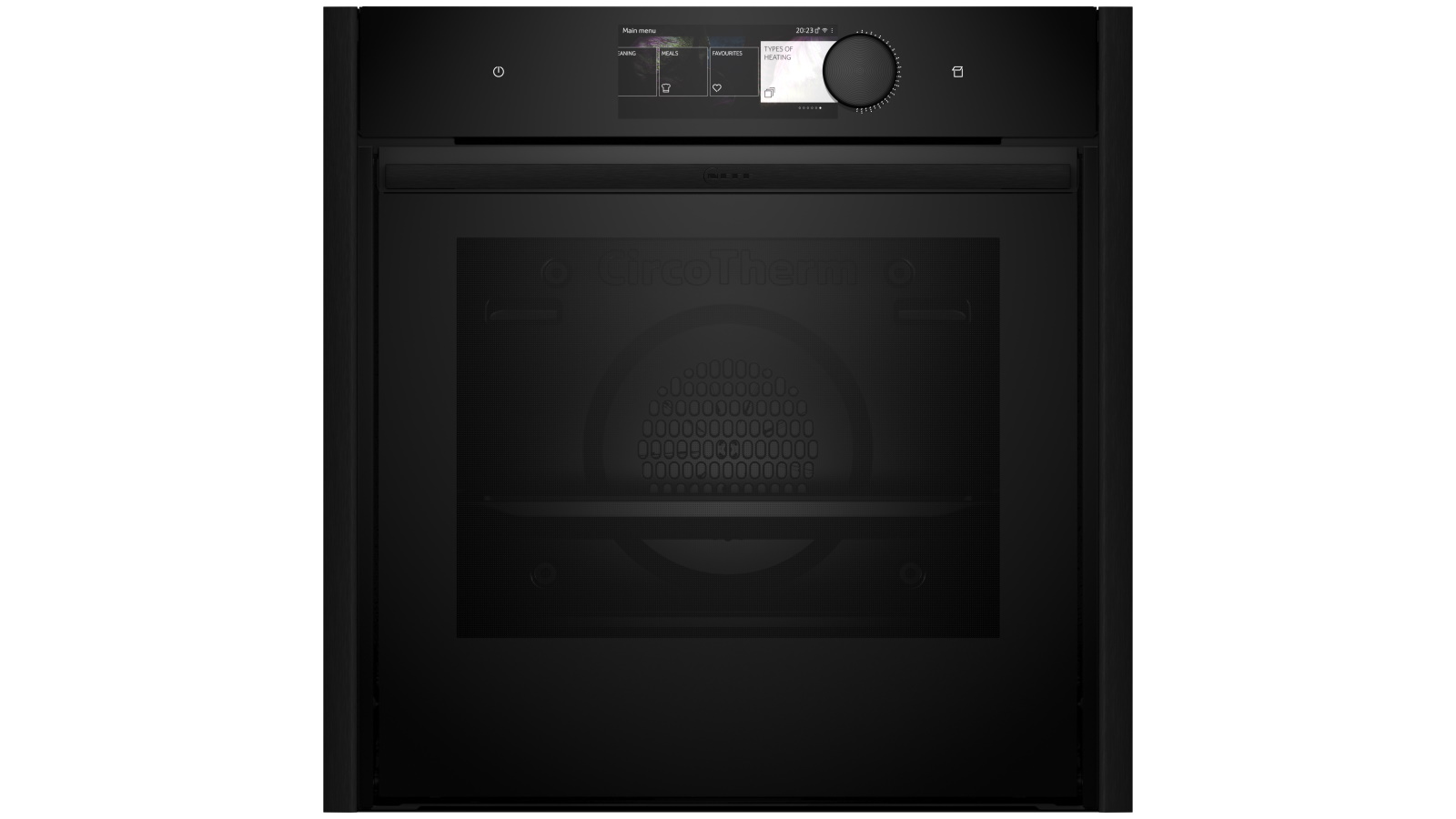 NEFF 600mm Slide & Hide Oven with Full Steam and Flex Control - Deep Black