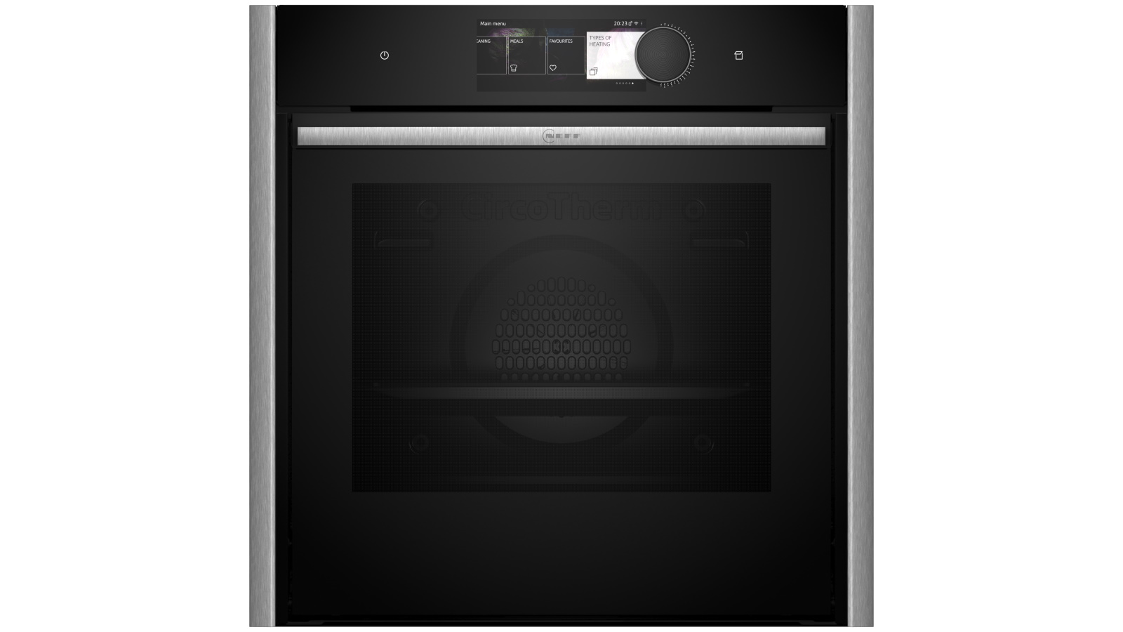 NEFF 600mm Slide & Hide Oven with Full Steam and Flex Control - Metallic Silver