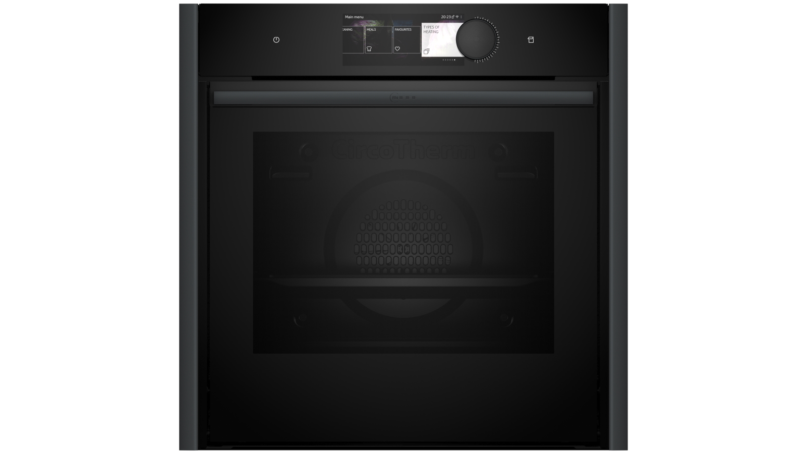 Neff 600mm Slide & Hide Pyrolytic Oven with Vario Steam and Flex Control - Anthracite Grey