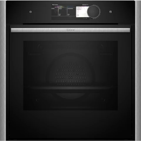Neff 600mm Slide & Hide Pyrolytic Oven with Vario Steam and Flex Control - Metallic Silver