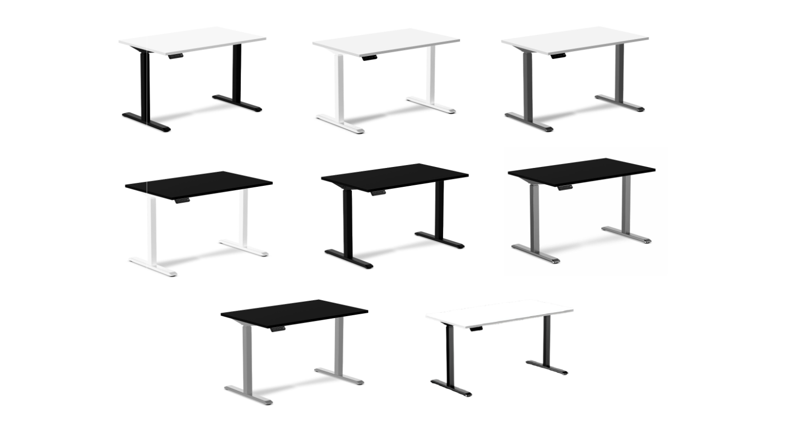 Desky Single Sit Stand Desk
