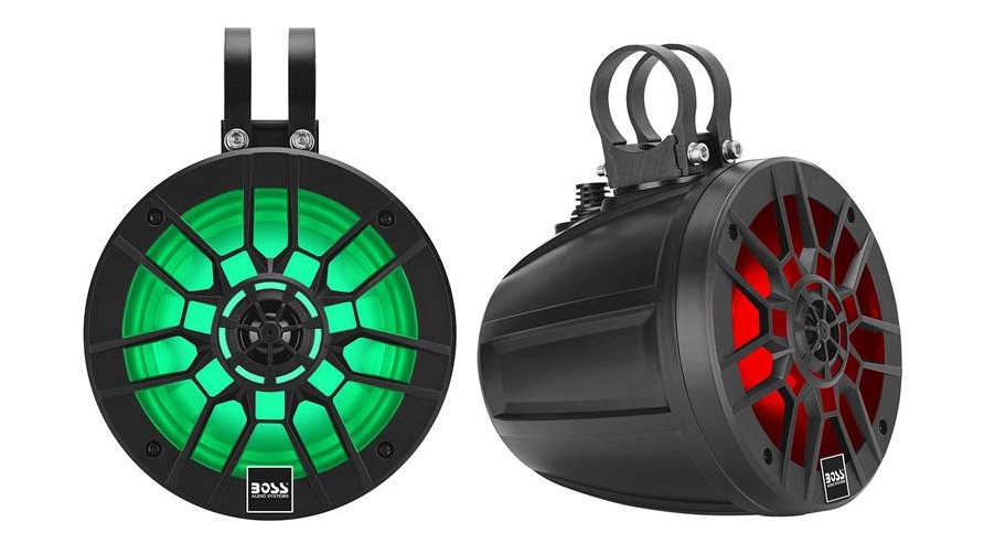 Boss Audio B6RGB 6.5" 2-Way 500W Amplified Bluetooth Marine Speakers