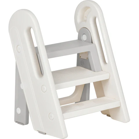 Advwin Foldable Toddler Step Stool Potty Training Step Stool with Adjustable Height