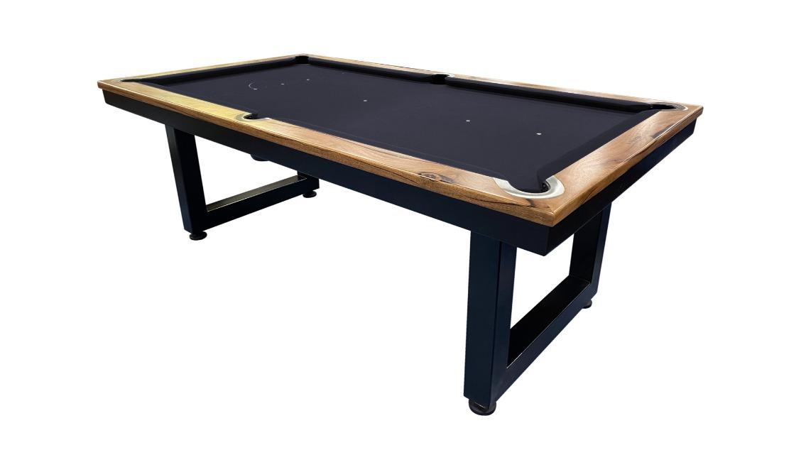 All Table Sports 7ft  Odyssey Solid Marri Timber Pool Billiards Table - Black Felt (Upstairs Downstairs Drop Off)