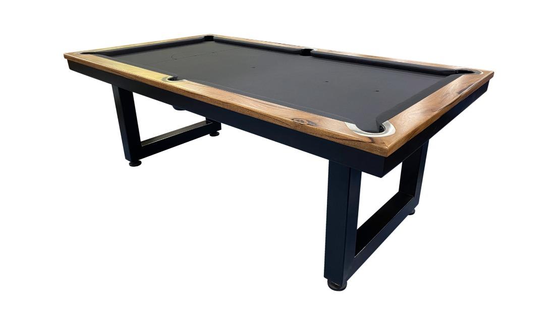 All Table Sports 8ft Marri Timber Slate Odyssey Pool Billiards Table - Charcoal Felt (Upstairs Downstairs Drop Off)