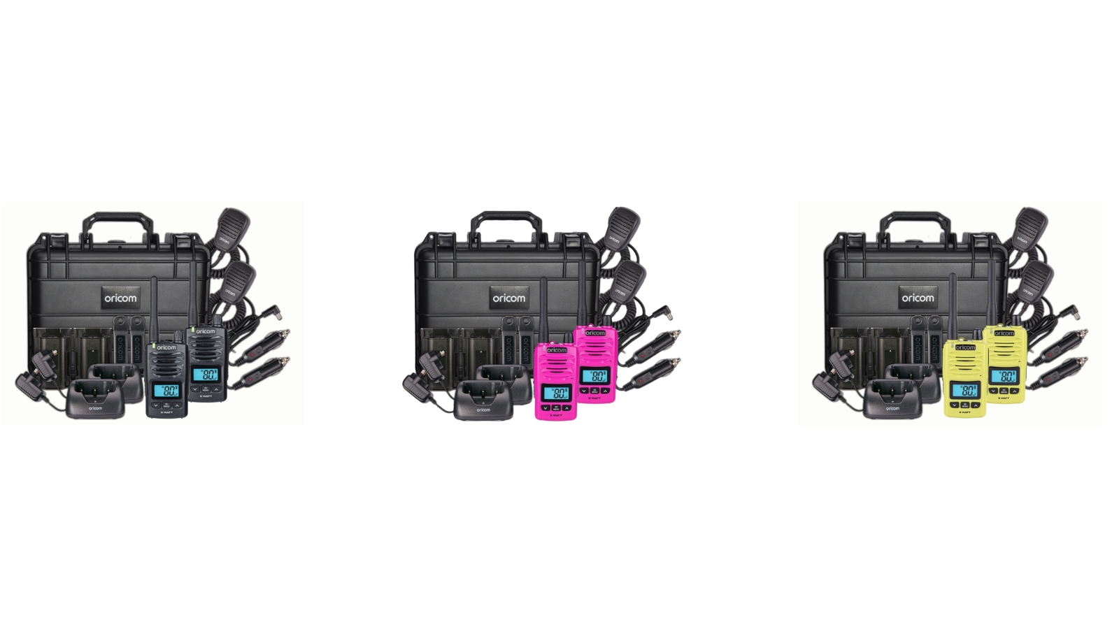 Oricom 5W IP67 Waterproof Handheld UHF CB Radio Trade Pack