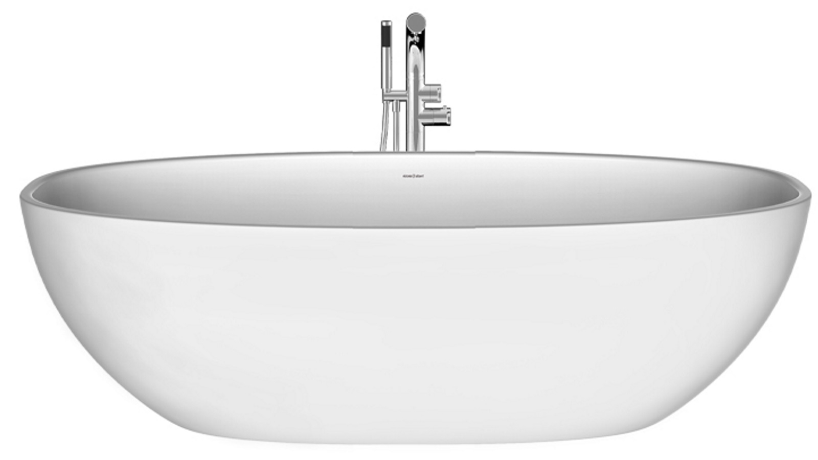 Victoria & Albert Barcelona 2 1700mm Oval Freestanding Bath - Matte Stone