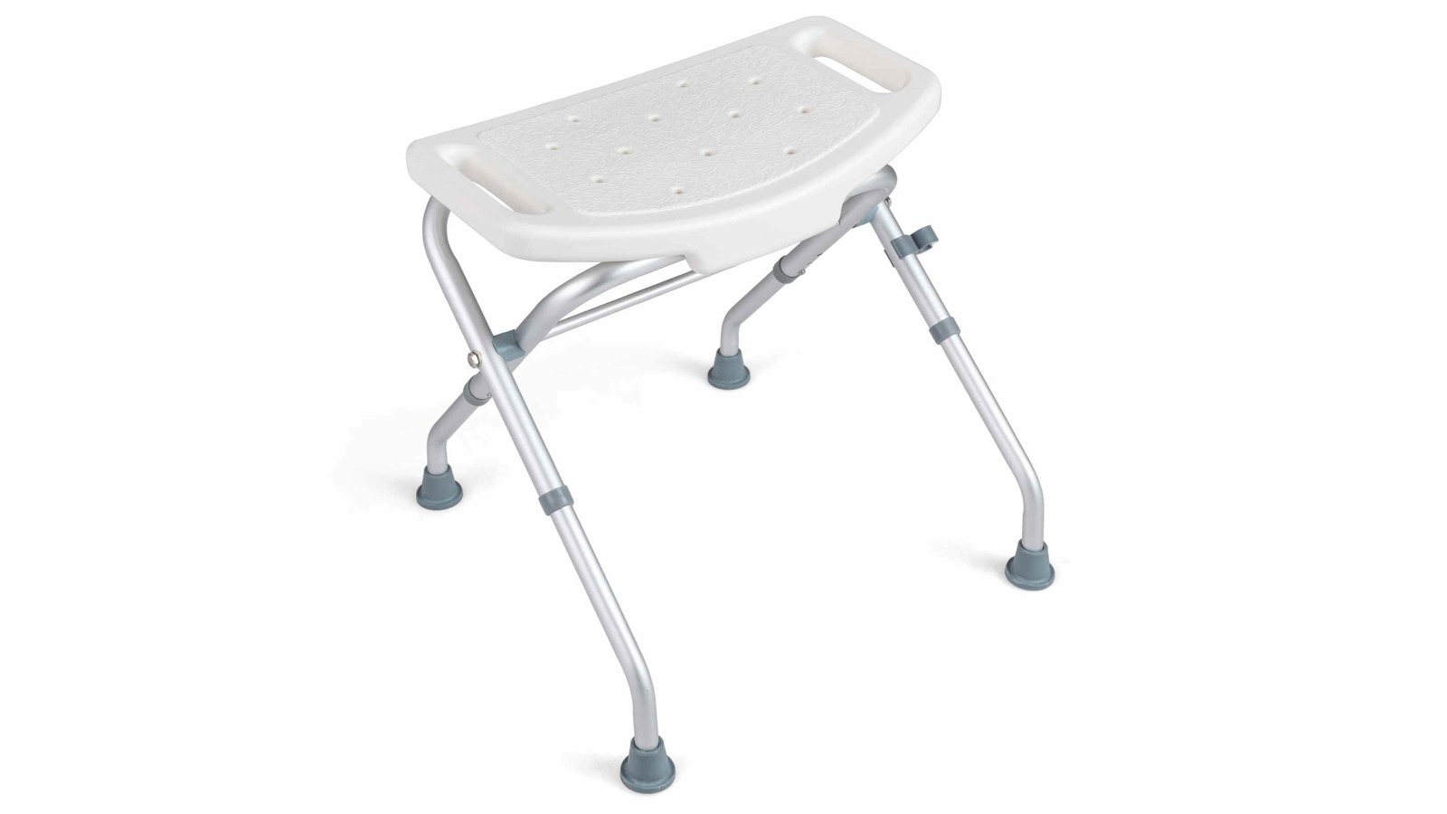 Costway Adjustable Shower Chair with Anti-Slip Footpad