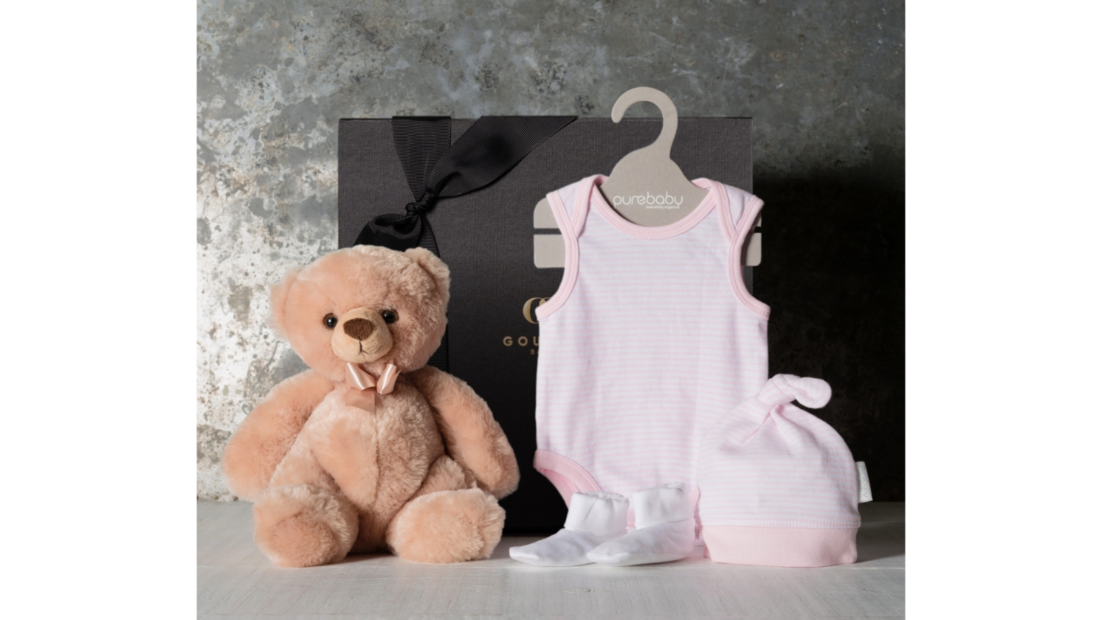 Gourmet Basket Classic Baby Girl Hamper