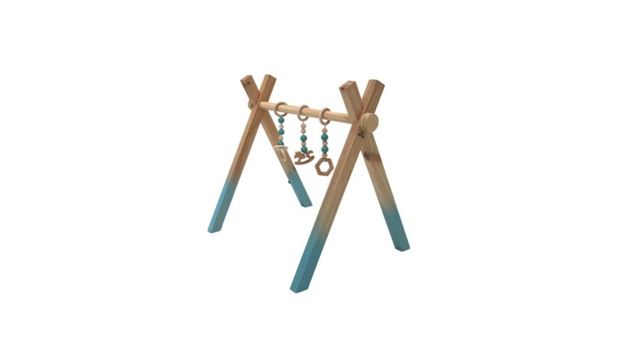 Jenjo Games Wooden Baby Play Gym