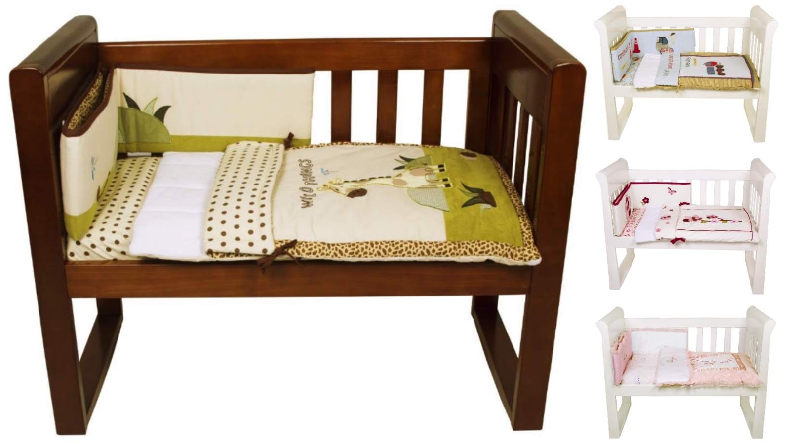 Babyhood Amani Bebe 3 Piece Cradle Set