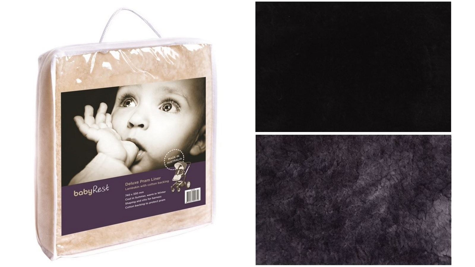 BabyRest Lambskin Pram Liner 