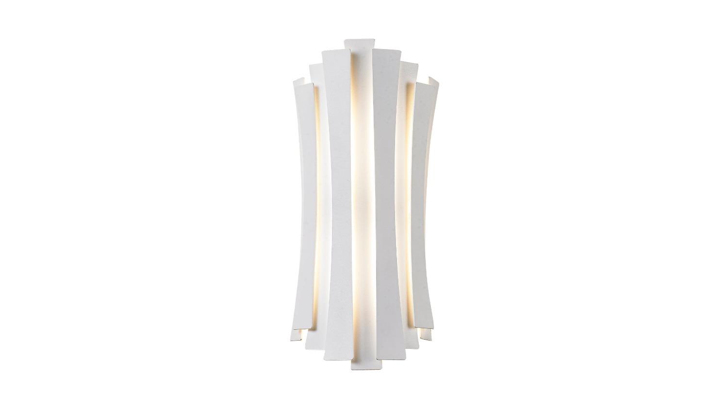 BAGOTA LED Interior Tri-CCT Dimmable Curved Wall Light - White