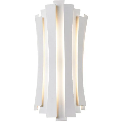 BAGOTA LED Interior Tri-CCT Dimmable Curved Wall Light - White