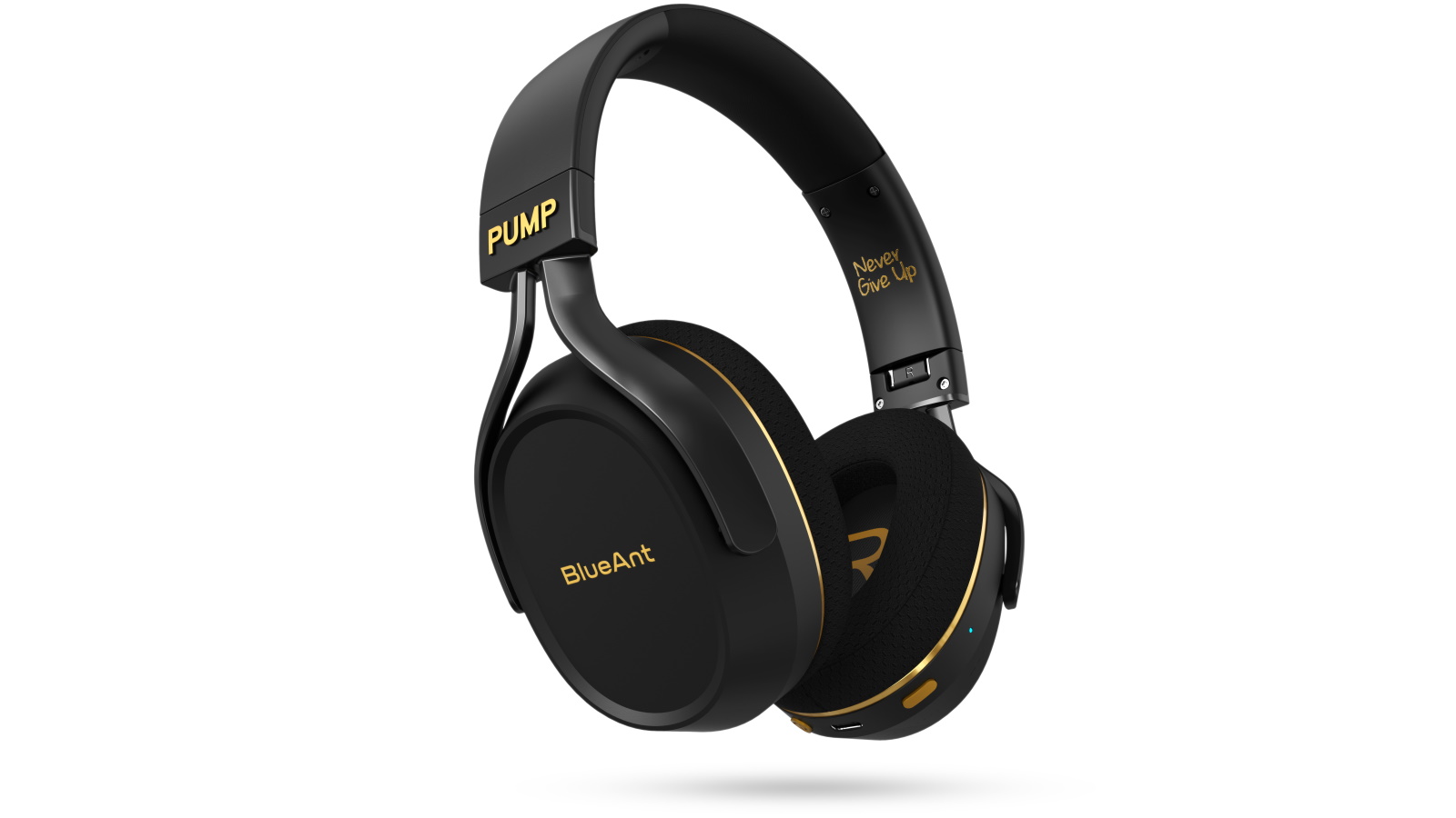 BlueAnt Pump X - The Gym Headphones | White/Gold | Sports Headphones | Cushioned & Cooling Ear Pads | (ANC) Active Noise Cancelling/Advanced Trans In Pakistan - View #7