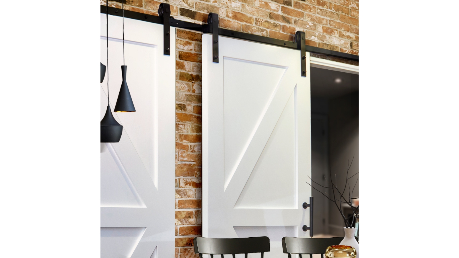 Aaron Furb Sliding Barn Door Hardware Kit 4 Metre Harvey Norman