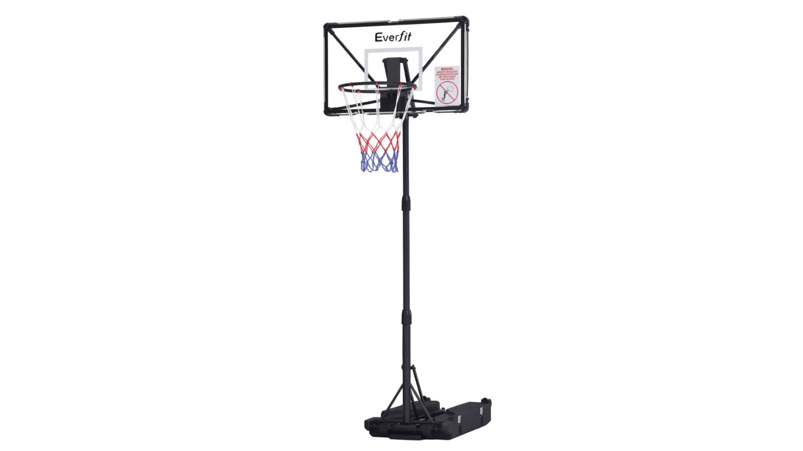 Everfit Portable Basketball Hoop Stand System - 2.07m