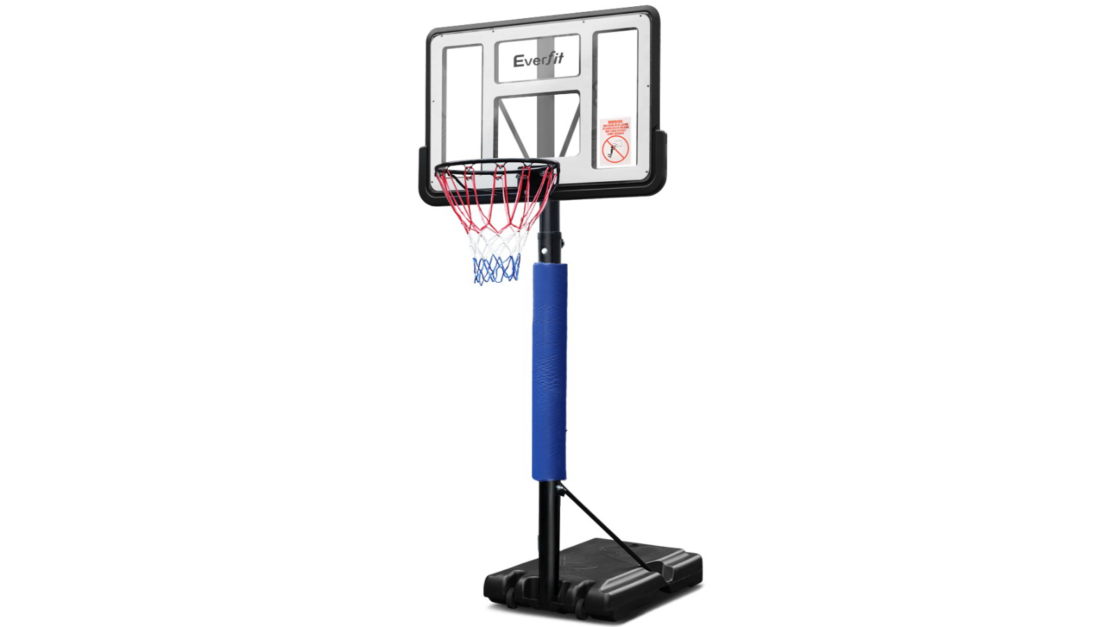 Everfit Basketball Hoop Stand Net Ring Blue Harvey Norman