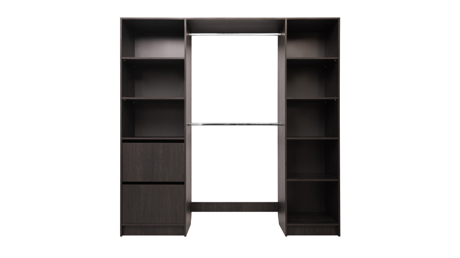 European Cabinetry 2metre Classic Basel Walk-in Wardrobe Kit - Nordic Ash