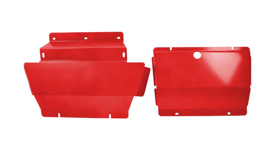 Machter Autoparts Pty Ltd Red Protect Front and Sump Guard Bash Plate Fit for Holden Colorado/Isuzu D-Max 2012-2016