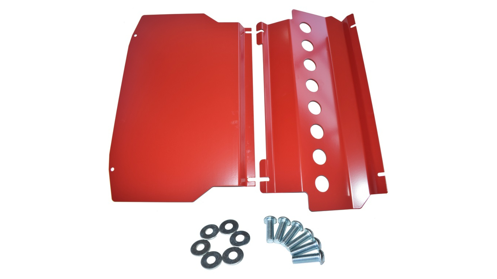 Machter Autoparts Pty Ltd Red Underbody Guard Bash Plate Set Fit for Mitsubishi Pajero NS NT NW NX 2006-2022