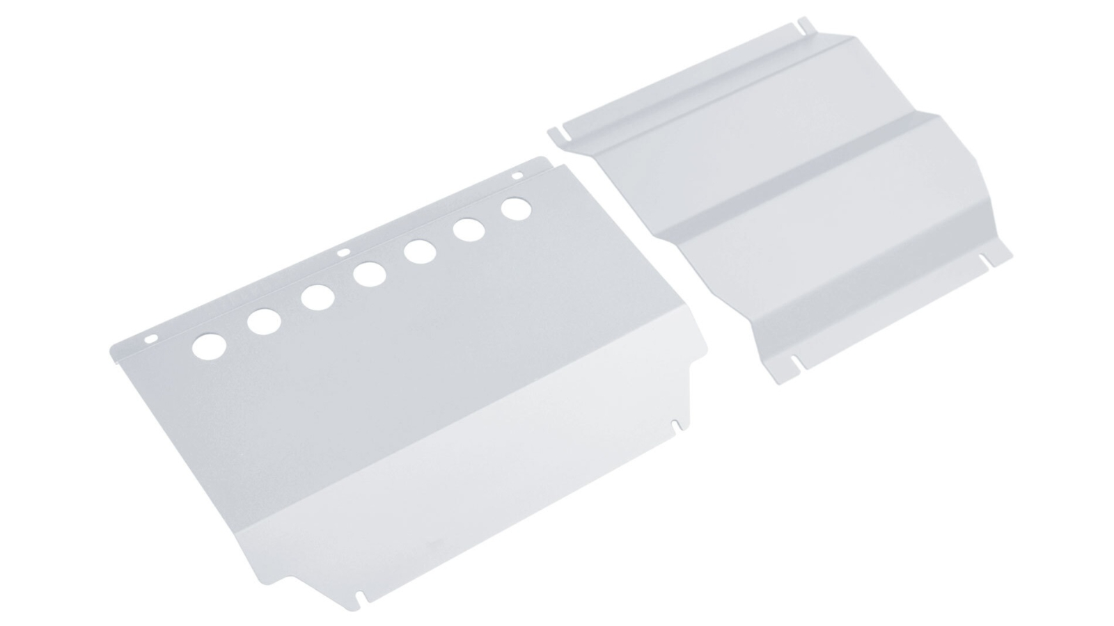 Machter Autoparts Pty Ltd 2 Piece Silver Bash Plate Fit for Mitsubishi Triton ML-MN 2006-2015