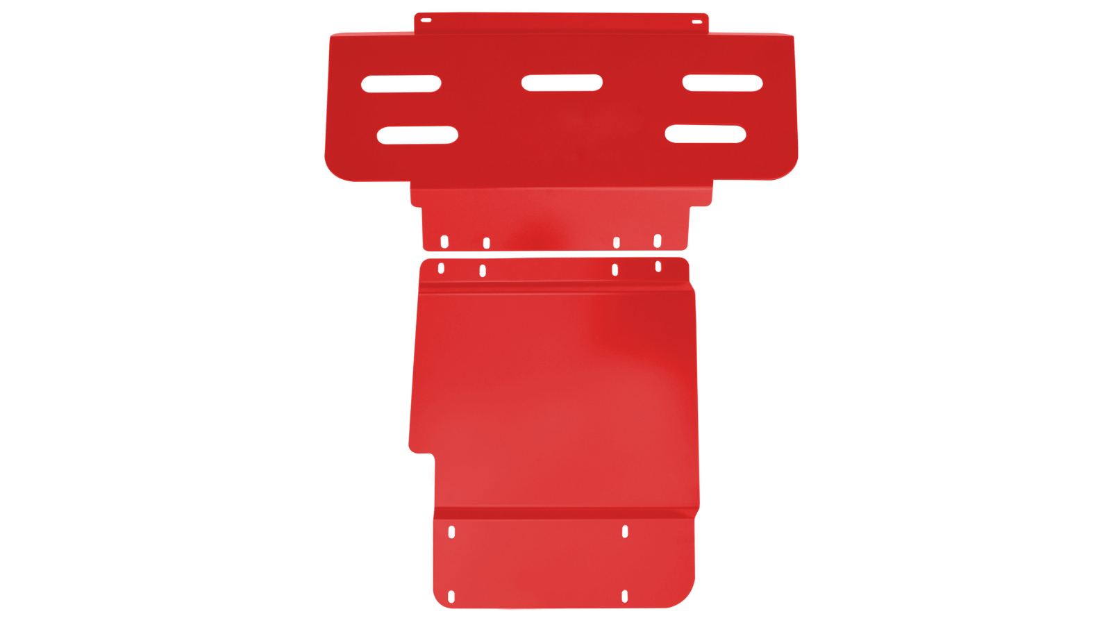 Machter Autoparts Pty Ltd Red Front Sump Guard Bash Plate Fit for Nissan Navara NP300 Series 1 and 2 2015-2017 
