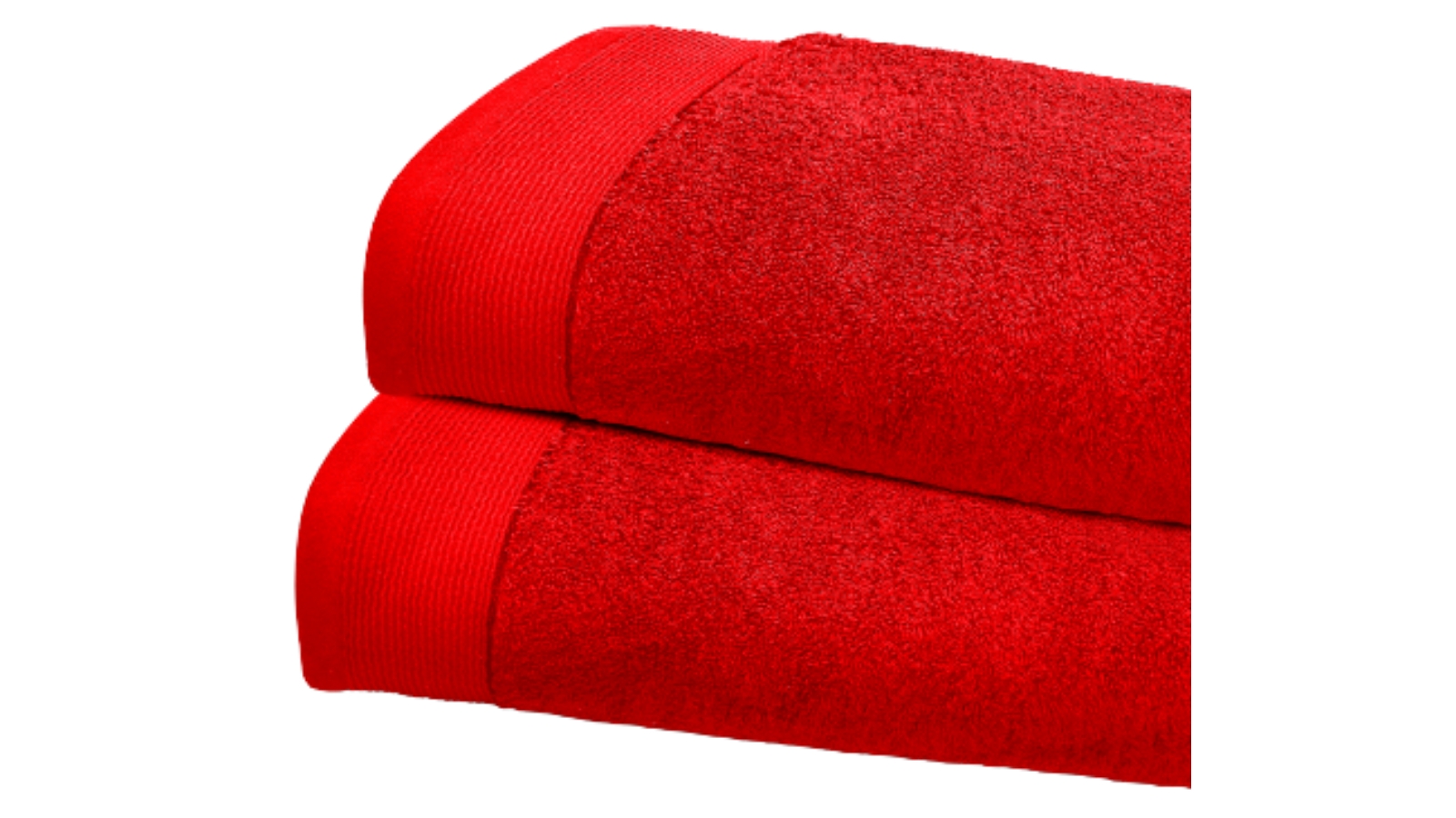 BNB 2 Piece Red Bath Sheet Harvey Norman