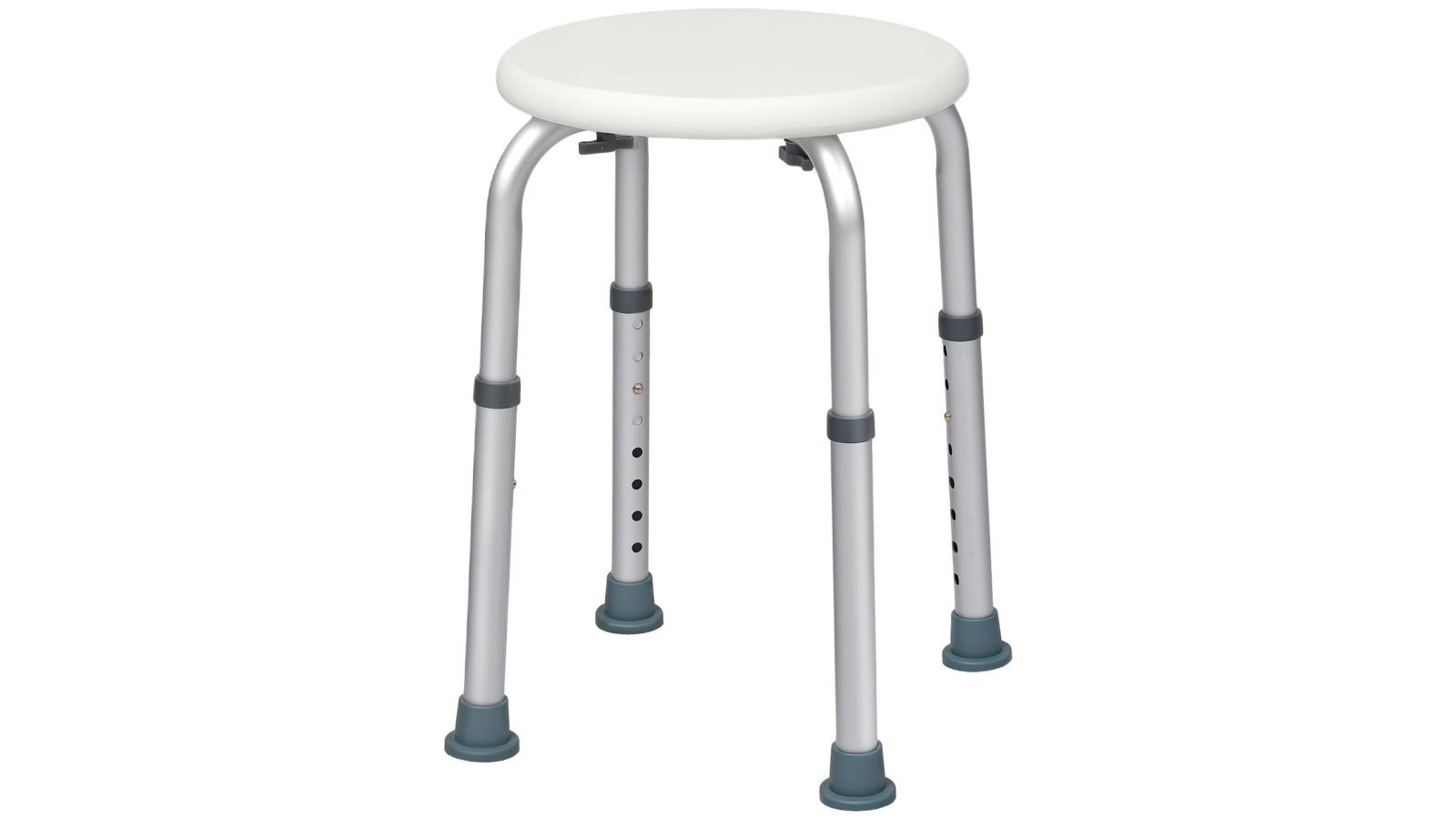 Levede Safety Bathroom Adjustable Height Non Slip Shower Chair Bath Stool Seat