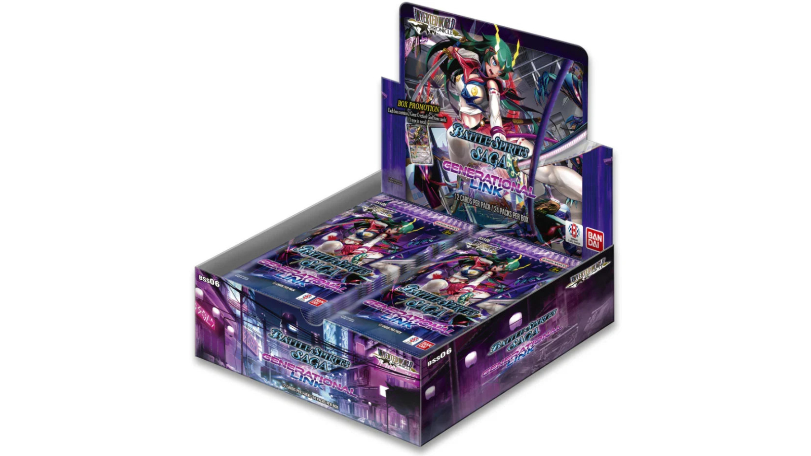 Battle Spirits Saga Box BSS06 Inverted World Chronicle Generational Link Booster Trading Card