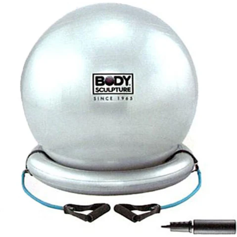 Body Sculpture Gym Fitness Exercise Pilates Core Ball Set - 60cm